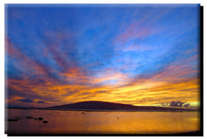 Baby Beach Lahaina Sunset on Metal