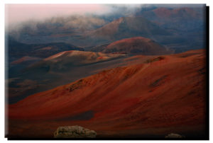 Haleakala Crater on Canvas