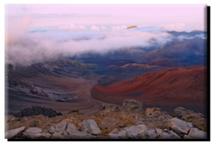 Haleakala Moonscape on Metal