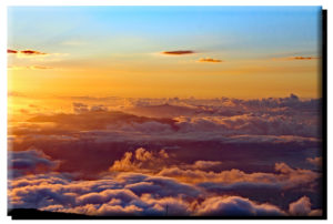 Haleakala Sunset (3) on Canvas