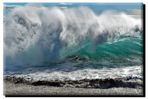 Kaanapali Big Wave on Canvas